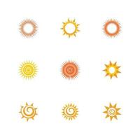 sun logo vector