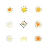 sun logo vector