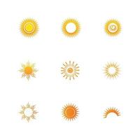 sun logo vector