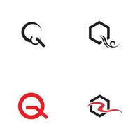 Letter Q Business corporate abstract unity vector logo design template