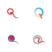 Letter Q Business corporate abstract unity vector logo design template