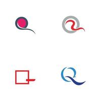 Letter Q Business corporate abstract unity vector logo design template