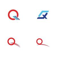 Letter Q Business corporate abstract unity vector logo design template