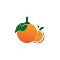 diseño de logotipo naranja