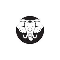 Elephant icon and symbol vector template illustration