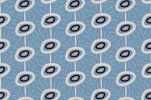 Geometric seamless pattern of Mid-Century Modern style design. Vector illustration in a simple style. A pattern with abstractions and stripes in a retro vintage style