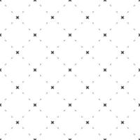 Seamless pattern geometric monochrome minimalistic cross. vector