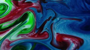 art abstrait de diffusion de peinture à l'eau video