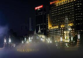 Lumpur, Malaysia, 2021 - Jamek Mosque landmark photo
