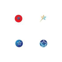 Star icon Template vector