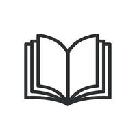 vector illustration of book icon Free Vector