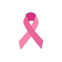 Pink ribbon on white background with place for text in honor of the day of patients with epilepsy on March 26 vector