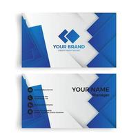 Background of Modern Geometric Business Card Template with colorful colors vector