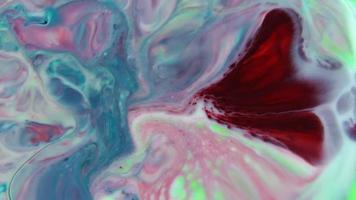 Abstract Water Paint Diffusion Art video