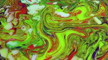 Abstract Water Paint Diffusion Art video