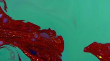 Abstract Water Paint Diffusion Art video