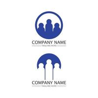 People logo, Team, Succes people work, Group and Community, Group Company and Business logo vector and design Care, Family icon Succes logo