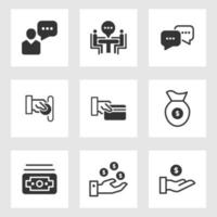 Finance and Money Icon set Vector