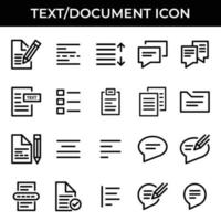 Text and Document Icon