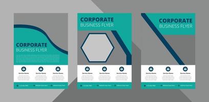 plantillas de diseño de folletos. Ideas de diseño de folletos corporativos de negocios. cartel folleto folleto ideas de diseño. paquete, plantilla a4, diseño de folleto, portada, volante, póster, listo para imprimir vector