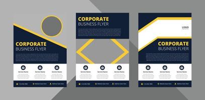 flyer design templates. business corporate flyer design ideas. poster leaflet brochure design ideas. bundle, a4 template, brochure design, cover, flyer, poster, print-ready vector