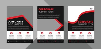 plantillas de diseño de folletos. Ideas de diseño de folletos corporativos de negocios. cartel folleto folleto ideas de diseño. paquete, plantilla a4, diseño de folleto, portada, volante, póster, listo para imprimir vector