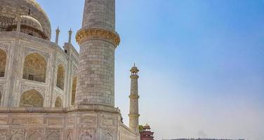 taj mahal agra india magnate mausoleo de mármol arquitectura increíble. foto