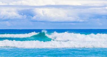 Strong waves Praia Lopes Mendes beach Ilha Grande island Brazil. photo