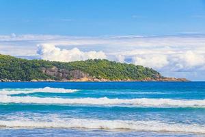 Praia Lopes Mendes beach on tropical island Ilha Grande Brazil. photo