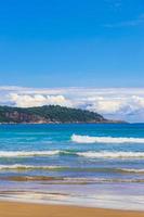 Praia Lopes Mendes beach on tropical island Ilha Grande Brazil. photo