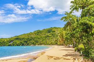 Big tropical island Ilha Grande Praia de Palmas beach Brazil. photo