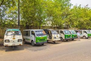 Tuk Tuks in New-Delhi, India photo