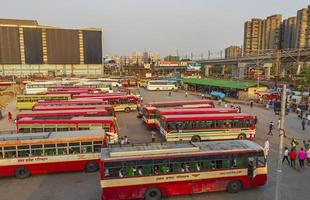 Traffic in New-Delhi, India photo