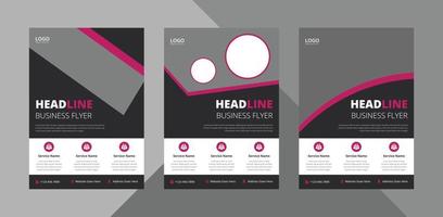 plantillas de diseño de folletos. Ideas de diseño de folletos corporativos de negocios. cartel folleto folleto ideas de diseño. paquete, plantilla a4, diseño de folleto, portada, volante, póster, listo para imprimir vector