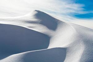 Dune of snow photo