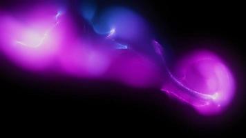 hermosas partículas de colores o humo de fondo de movimiento abstracto video gratis