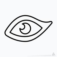 Icon Vector of Eye - Line Style