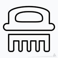 Icon Vector of Brush - Line Style