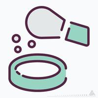 Icon Vector of Blush - Line Cut Style