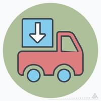 Icon Delivery - Color Mate Style vector