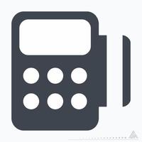 Icon Vector of Card Pay - Glyph Style