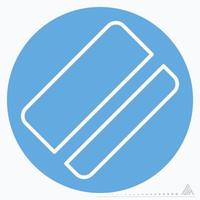 Icon Card - Blue Eyes Style vector