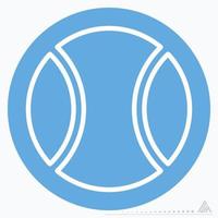 Icon Tennis - Blue Eyes Style vector