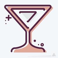 Icon Cocktail - MBE Syle vector