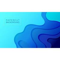 papercut abstract background shape vector