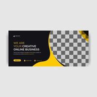 all kind of social media post and web banner. vector