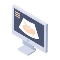 Trendy Ultrasound Concepts vector