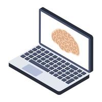 Brain Screening Concepts vector