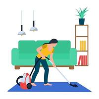 Carpet Cleaning Concepts vector