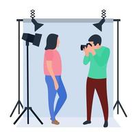 Trendy Photography Concepts vector